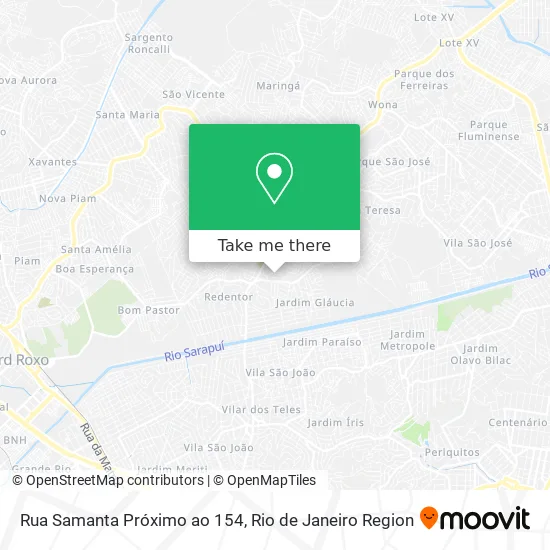 Rua Samanta Próximo ao 154 map