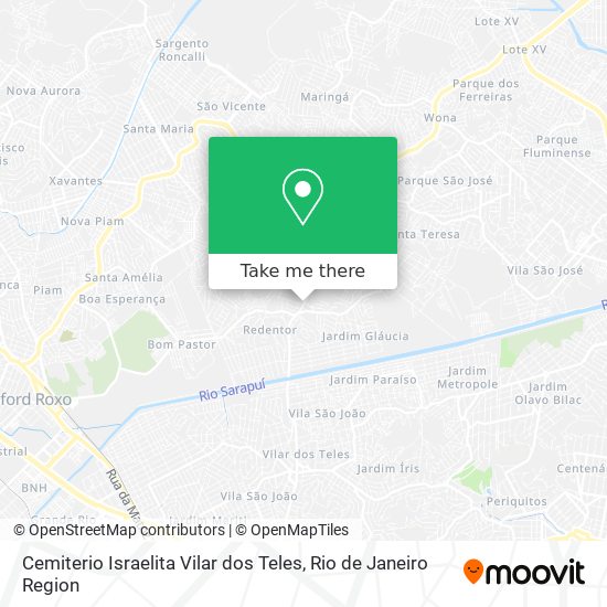 Cemiterio Israelita Vilar dos Teles map