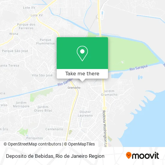 Deposito de Bebidas map