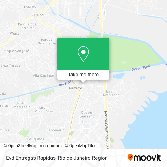 Evd Entregas Rapidas map