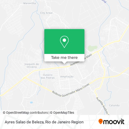 Ayres Salao de Beleza map