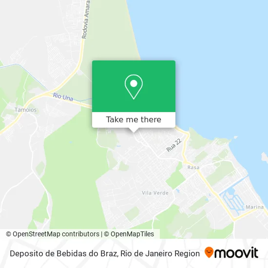 Deposito de Bebidas do Braz map