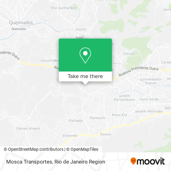 Mosca Transportes map