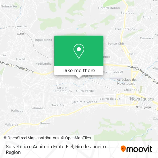Sorveteria e Acaiteria Fruto Fiel map