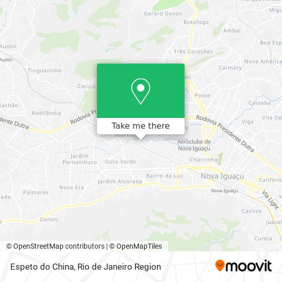 Espeto do China map