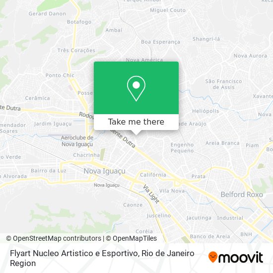 Flyart Nucleo Artistico e Esportivo map