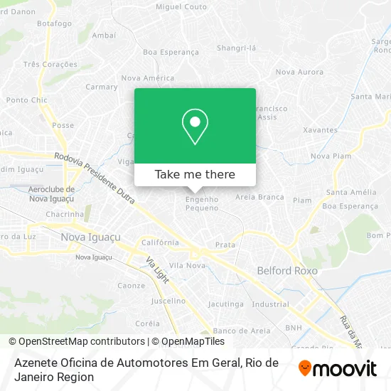 Azenete Oficina de Automotores Em Geral map