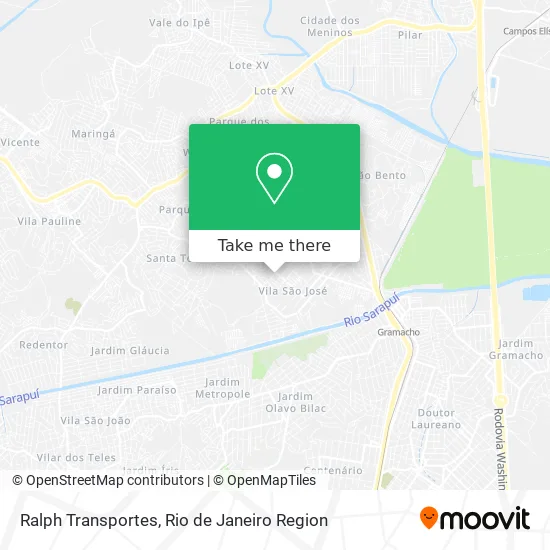 Ralph Transportes map