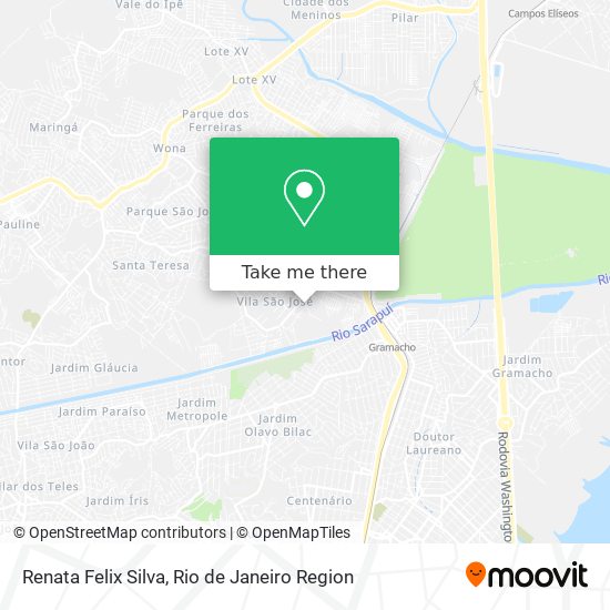 Renata Felix Silva map