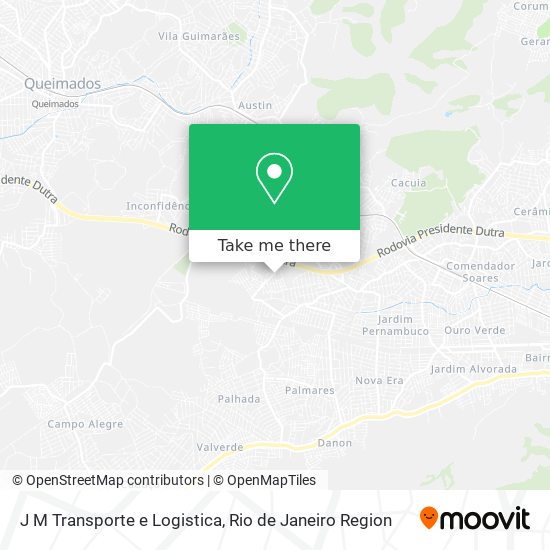 Mapa J M Transporte e Logistica