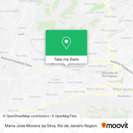 Maria Jose Moreira da Silva map