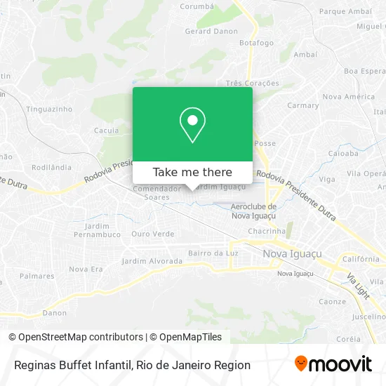 Reginas Buffet Infantil map