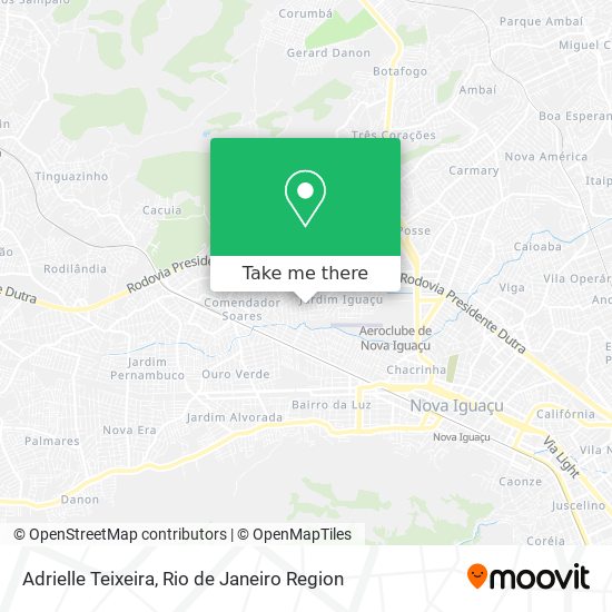 Adrielle Teixeira map