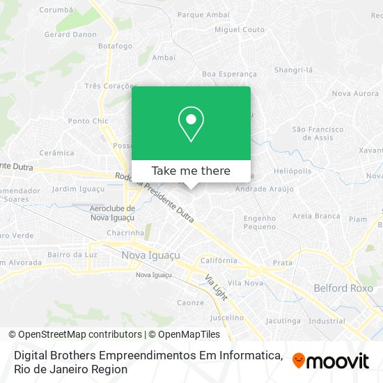 Digital Brothers Empreendimentos Em Informatica map