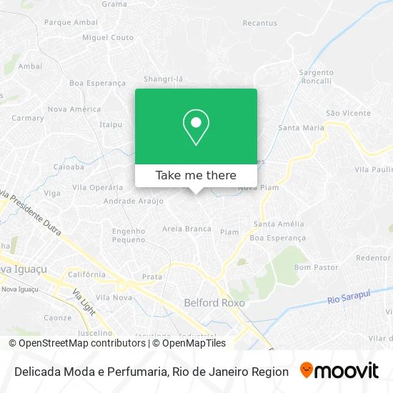 Delicada Moda e Perfumaria map