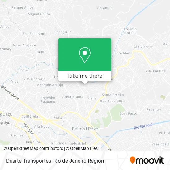 Duarte Transportes map