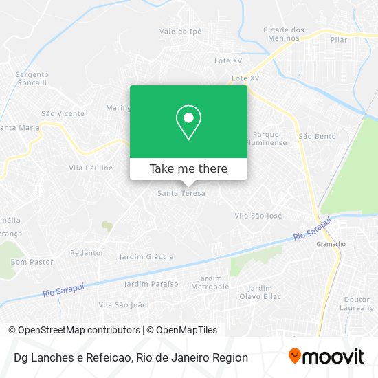 Dg Lanches e Refeicao map
