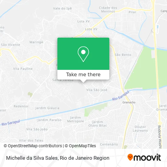 Michelle da Silva Sales map