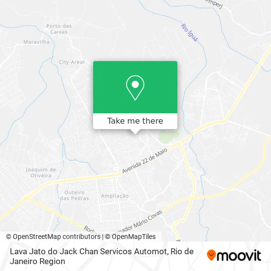Lava Jato do Jack Chan Servicos Automot map