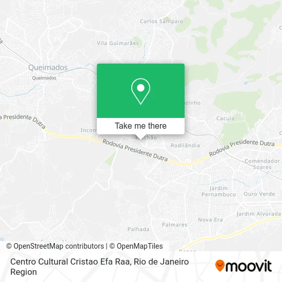 Centro Cultural Cristao Efa Raa map