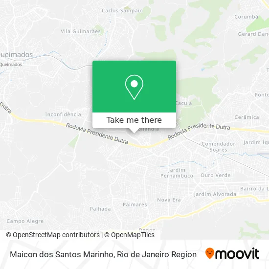 Maicon dos Santos Marinho map