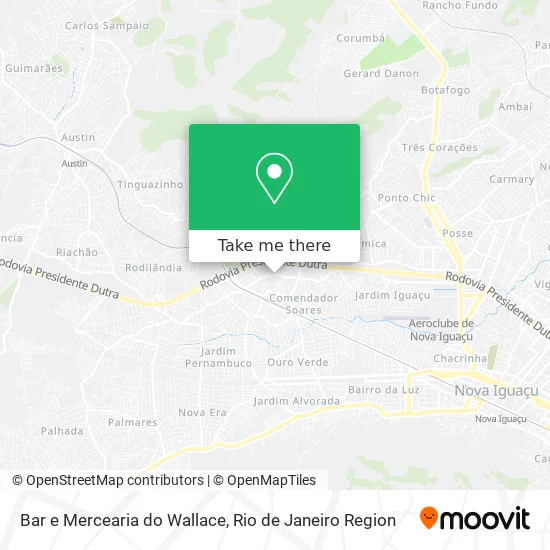 Bar e Mercearia do Wallace map