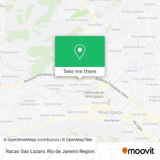 Racao Sao Lazaro map