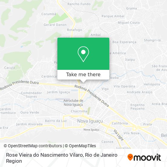 Mapa Rose Vieira do Nascimento Vilaro