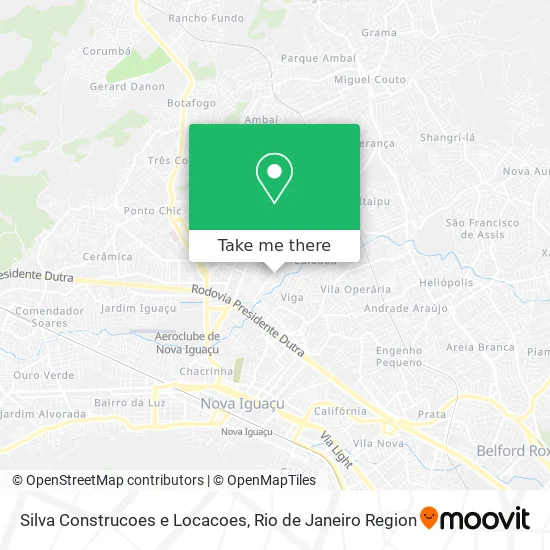 Silva Construcoes e Locacoes map