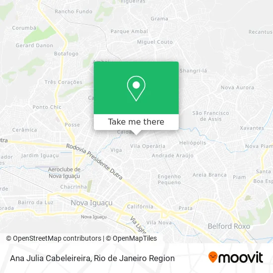 Ana Julia Cabeleireira map