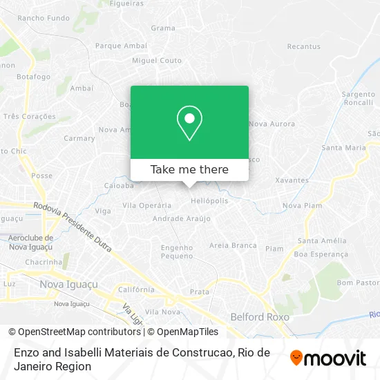 Enzo and Isabelli Materiais de Construcao map