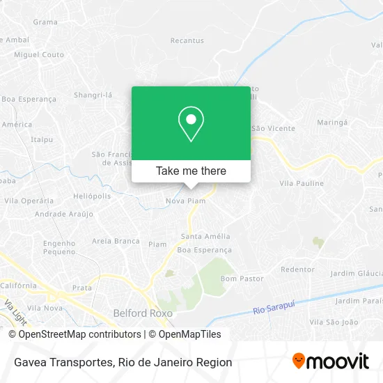 Gavea Transportes map