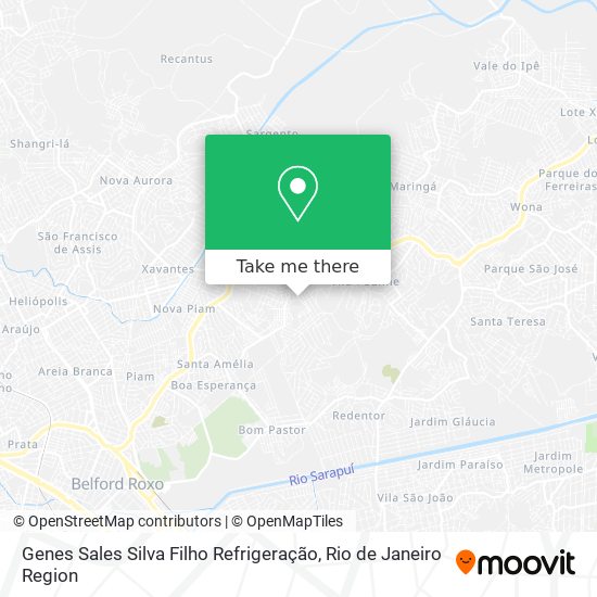 Genes Sales Silva Filho Refrigeração map