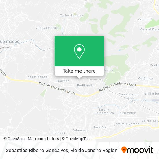 Sebastiao Ribeiro Goncalves map