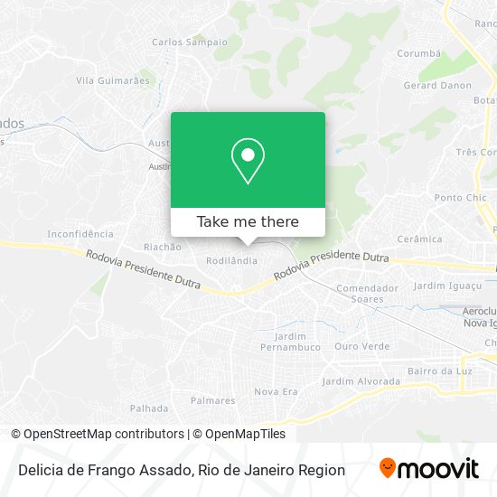 Delicia de Frango Assado map