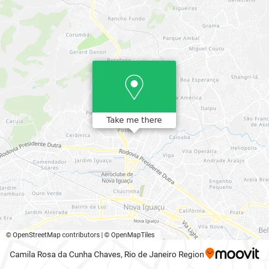 Camila Rosa da Cunha Chaves map