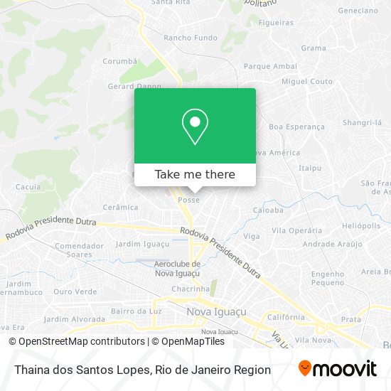 Thaina dos Santos Lopes map