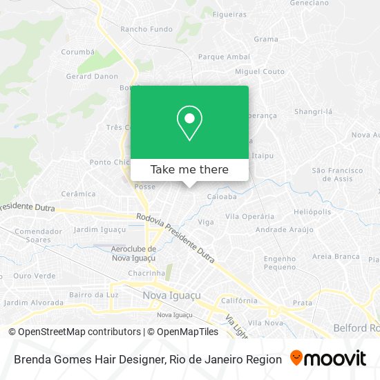 Brenda Gomes Hair Designer map