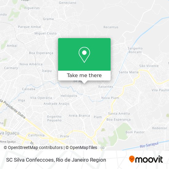 SC Silva Confeccoes map
