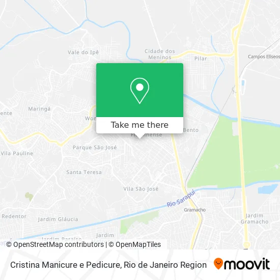 Cristina Manicure e Pedicure map