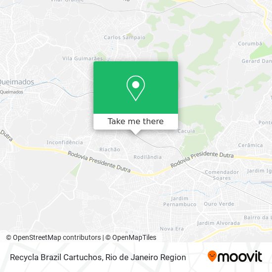 Mapa Recycla Brazil Cartuchos