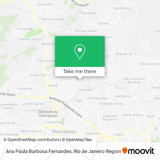 Ana Paula Barbosa Fernandes map
