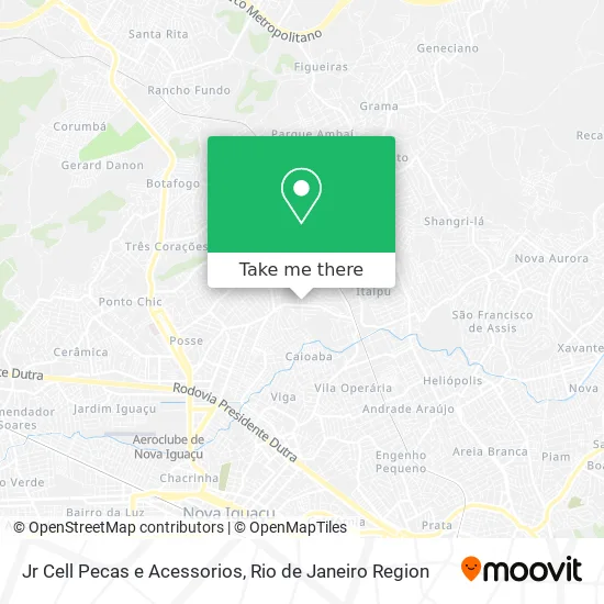 Jr Cell Pecas e Acessorios map