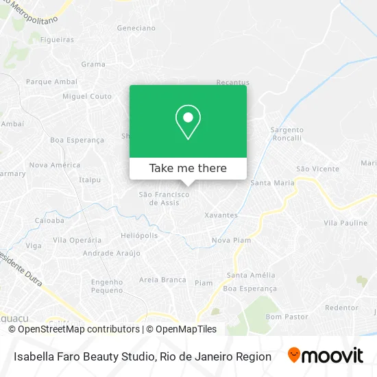 Isabella Faro Beauty Studio map