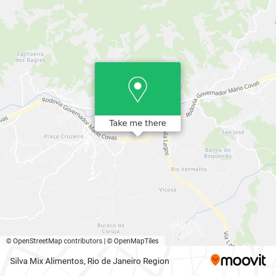 Silva Mix Alimentos map
