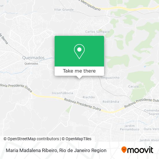 Maria Madalena Ribeiro map