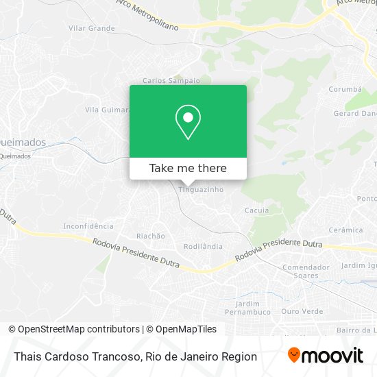 Thais Cardoso Trancoso map