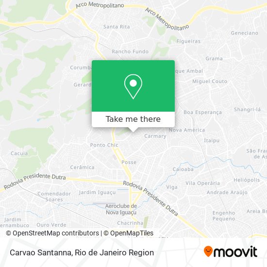 Carvao Santanna map