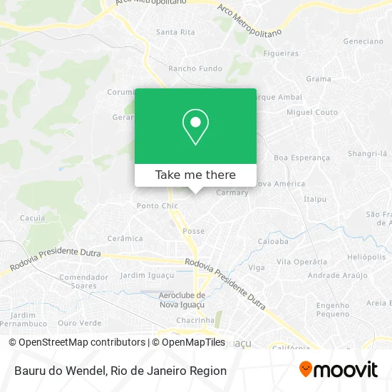 Bauru do Wendel map