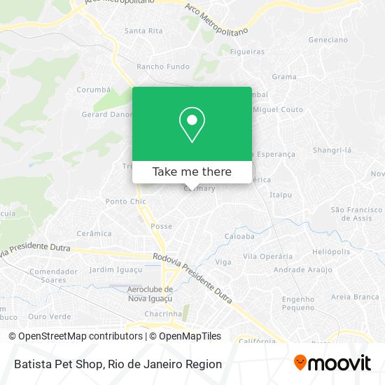Batista Pet Shop map